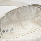 Pander Belt Bag for Women, Fashion Waist Packs, Crossbody Bags with Adjustable Strap (White Opal).
