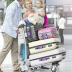 4Pcs Luggage Handle Wrap Suitcase Identifier Handle Covers Tags Soft Travel Bags Luggage Handle Gripper Accessories for Airplane Flying Dot Brightly Colored