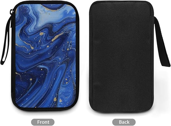 Marble Electronics Case Portable Electronic Accessories Carry Case Tech Pouch for Cable Cord Charger Phone Earphone Power Bank SD Card Travel Use