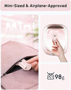 Lightweight Pink USB C Power Bank Portable Charger 5000mah with Kickstand for iPhone 17,Type-c Battery Pack Charger with Digital Display for iPhone 16/Samsung/Android phones, Pinky Gift for Her Phones