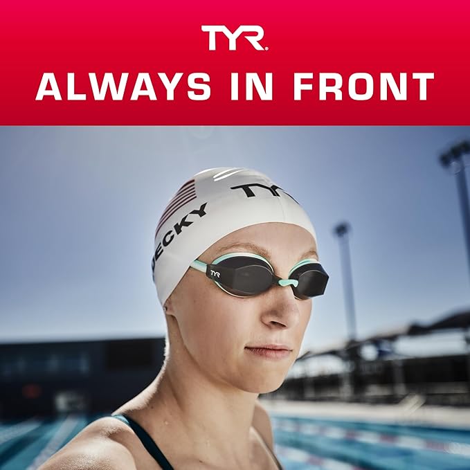 TYR Blackops 140 EV Racing Swim Goggles for Men and Women, Anti-Fog Competitive Swimming Goggles