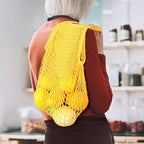 Shappy 12 Pack Reusable Mesh Grocery Bags Large Crochet Market Bag Cotton Kitchen Tote for Fruit Vegetable Storage