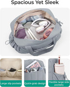 BAGSMART Gym Bag for Women, Duffle Bag for Travel with Wet Pocket, Lightweight Carry on Weekender Duffel, Water Resistant