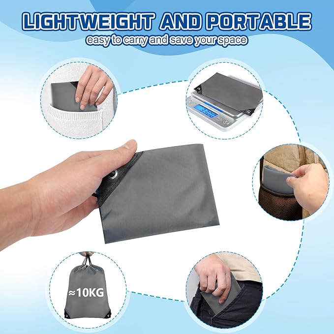 Grneric Drawstring Bags 42 Pcs Drawstring Backpack Bulk String Backpack Cinch Bag Sackpack for Men Women Gym (Gray)