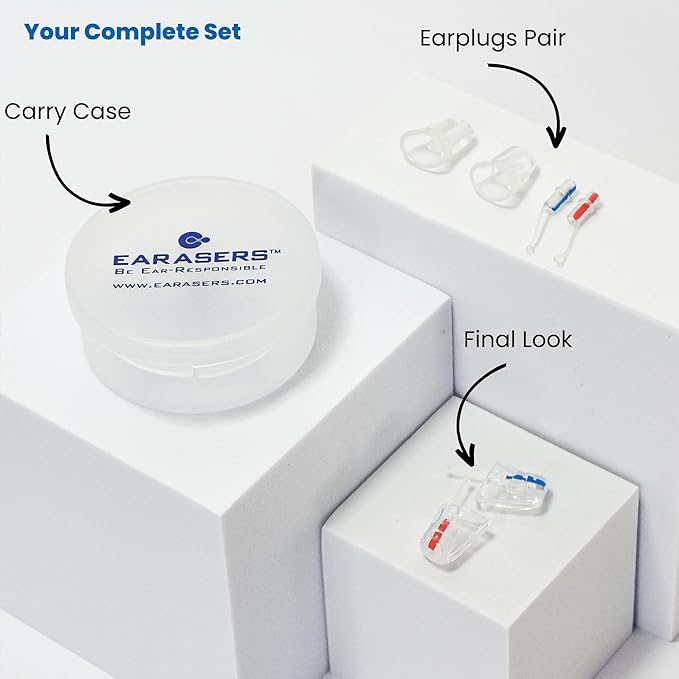 Earasers 31dB Noise Reducing Earplugs - Extra Small