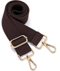 S&loyoe Thickened Solid Color Purse Straps Replacement Crossbody Bag Strap Adjustable Wide Guitar Straps for Handbags 1.5inch