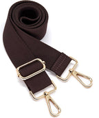 S&loyoe Thickened Solid Color Purse Straps Replacement Crossbody Bag Strap Adjustable Wide Guitar Straps for Handbags 1.5inch