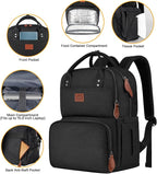 MATEIN Work Backpack for Women, Insulated Cooler Backpacks with Lunch Box, 15.6 Inch Laptop Backpack with Lunch Compartment Reusable Water Resistant Food Bag for College Camping Picnics Womens Gifts