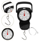 Mechanical Luggage Weight Scale 20kg with Measuring Tape Portable Hanging Hand Spring Scale for Travel and Fishing Weighing