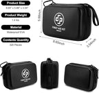 VRIEXSD Premium First Aid Kit, 320 Piece Waterproof Hard Shell Eva First Aid Kit for Home, Camping, Cars, Hiking, Travel, Businesses & Outdoor Emergencies - Emergency Medical Kits (Black)