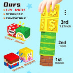 Magnetic Blocks,1.21" 48PCS Large Magnetic Building Blocks for Toddlers 3 4 5 6 7 8 Year Old Creative Magnet Cubes for Kids Ages 3-5 4-8 Learning Sensory Toys Birthday Easter Gift for Boys Girls 3+