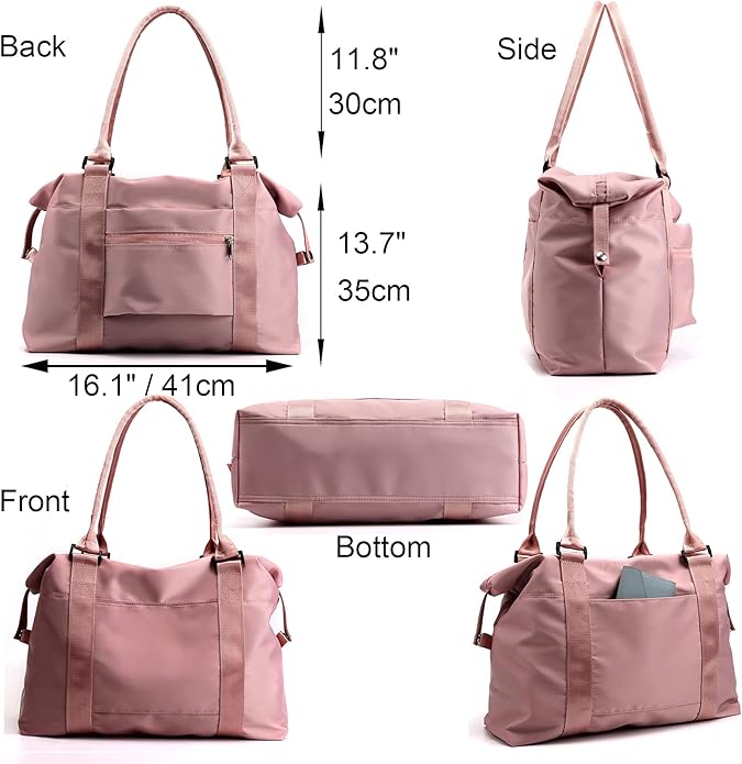 Women Tote Bag Travel Duffel Bag Carry On Luggage Bag Sports Gym Bag