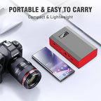 ZeroKor Portable Power Bank with Foldable Solar Panel, 110V 65W AC Outlet Portable Power Station with Solar Panel Charger for Outdoor Smart Devices Camping RV Travel Emergency Power Outage Backup