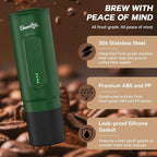H02 PRO Portable Espresso Maker, Compatible with NS Capsule & Ground Coffee, Father's Day Coffee Maker, 20 Bar Self-heating Small Electric Travel Espresso Machine for Camping, Hiking