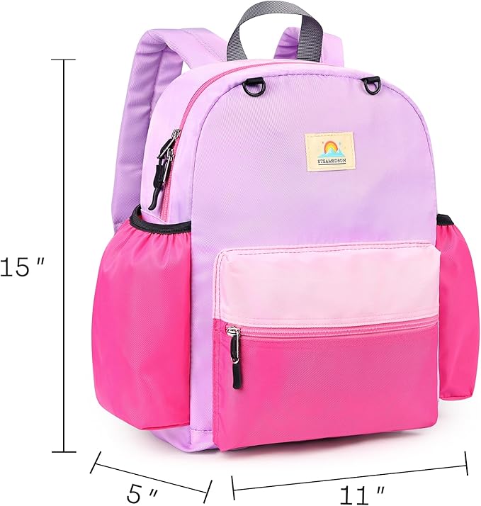 STEAMEDBUN Kids Backpack for Girls 6-8: Toddler Backpack for Preschool Kindergarten - Girls Backpacks for Elementary 4-6