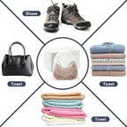 Berlune 100 Pcs Dust Bags for Purses Storage Bags for Handbags Non Woven Fabric Handbags Storage, Shoe Travel Package for Packing, Home Closet Organizer Dust Cover (15.7inx19.7in)