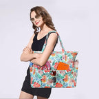 Bluboon Waterproof Beach Tote Pool Bags for Women Ladies Extra Large Carry On Bag With Wet Compartment for Weekender Travel