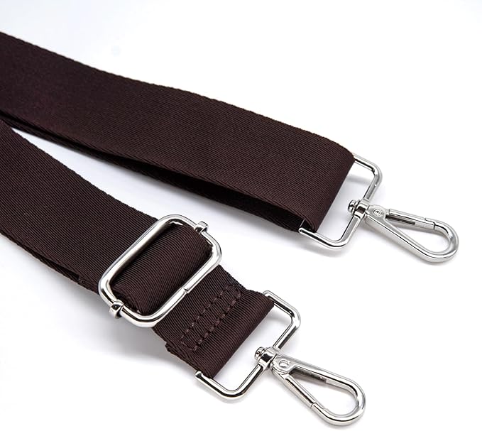 S&loyoe Thickened Solid Color Purse Straps Replacement Crossbody Bag Strap Adjustable Wide Guitar Straps for Handbags 1.5inch