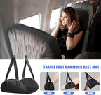 TOLUON Airplane Foot Hammock Foot Hammock for Plane Travel Portable Airplane Footrest Length Adjustable Airplane Foot Rest Travel Essentials Accessories Office Leg Rest Gifts to Relax Your Feet Rose