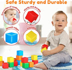 KAEILORU Magnetic Blocks for Kids Ages 3-5 4-8 Magnetic Building Blocks for Toddlers Magnet Cubes Sensory Creative Learning Toys Gift for Kids 3 4 5 6 7+Year Old Boys Girls Birthday