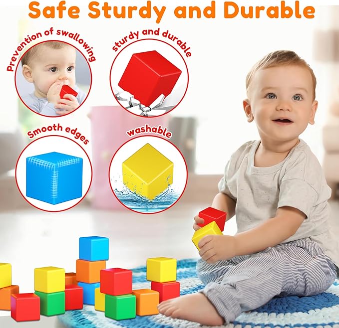 KAEILORU Magnetic Blocks for Kids Ages 3-5 4-8 Magnetic Building Blocks for Toddlers Magnet Cubes Sensory Creative Learning Toys Gift for Kids 3 4 5 6 7+Year Old Boys Girls Birthday