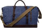S-ZONE Duffle Bag for Travel Canvas Duffel Bag Carry on Weekender Bag for Men