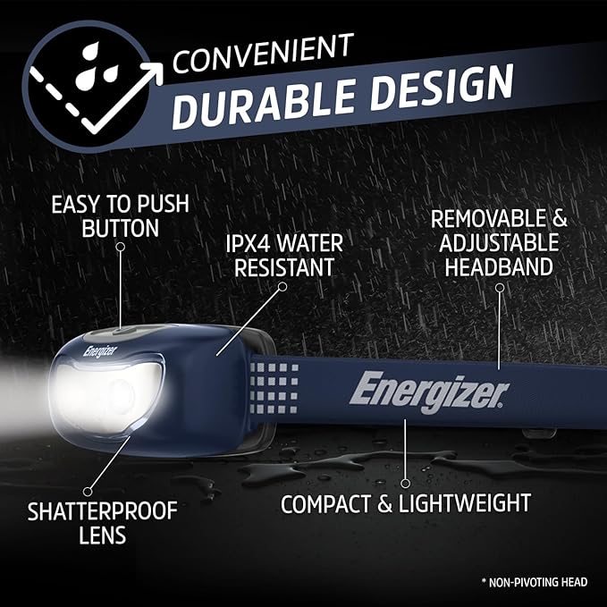 Energizer Universal+ LED Headlamp (2-Pack),