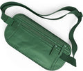 VENTURE 4TH Money Belt for Travel – Slim Hidden Under-Clothes RFID Blocking Anti-Theft Passport Holder & Travel Wallet Pouch for Men & Women to Protect Cash, Cards & Documents (Sleek Army Green)