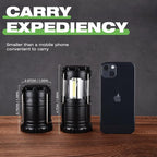 KPKJOO Lantern Collapsible Camping Light, Battery Operated Lanterns LED Super Bright for Power Outages Indoor Emergency Outdoor Camping Hiking Kit (4, LED)
