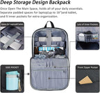 MAXTOP Laptop Backpack for Women Men College Bookbag Business Travel Backpack Anti-theft Water Resistant Computer Backpacks Fits 15.6 Inch Laptop