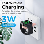 2025 Upgrade for Apple Watch Charger,Magnetic Portable USB C & USB A Fast Wireless Charging Travel iWatch Charger for iWatch Ultra2/Ultra/SE2/SE Series 10/9/8/7/6/5/4/3/2/1