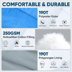 PTEROMY Sleeping Bags for Adults, Lightweight and Machine Washable, Water Resistant Backpacking Camping Sleeping Bag for Warm Cold Weather, Camping Essentials for Hiking Travel