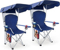 VTOY Portable Camping Chair with Canopy - Folding Chair with Canopy, Durable 600D Oxford Canopy Chair for Camping, Beach, Picnics, Fishing & Sports