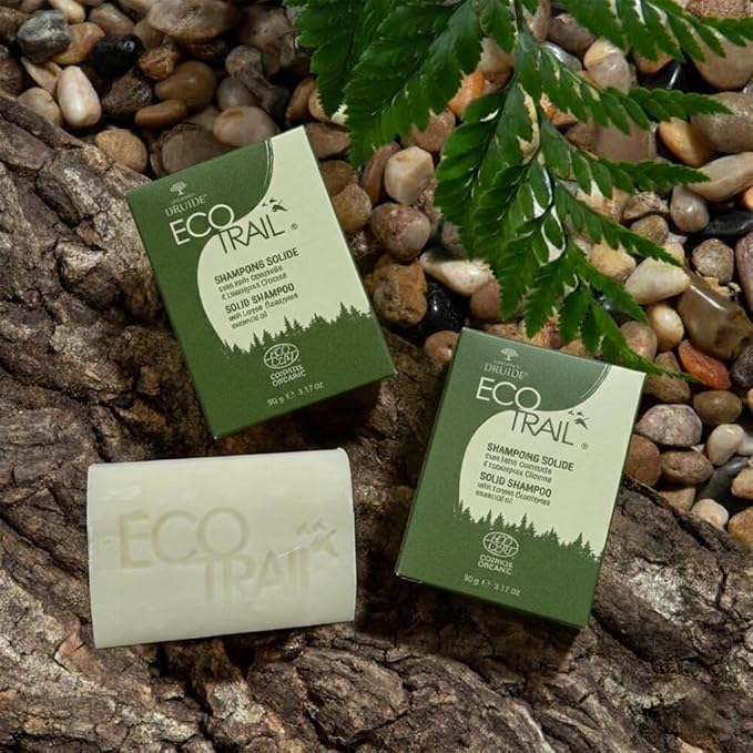 Ecotrail Natural bar soap Natural Shampoo,Organic soap Bar organic soap For Women Conditioner, Environment Friendly Care,Camping Hiking Adventures,90 g (3.2 oz) Lemon,Eucalyptus Canada Made