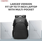 Swissdigital Design Travel Laptop Backpack for Men and Women, 35L Expandable Large College Backpack with USB Charging Port for Fits 17 Inch Notebook, Grey | SD1671-02