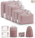 11 Set Packing Cubes for Travel, Gifts for Women Mom,Anti-Tearing Suitcase Organizer,OlarHike Vacation Essentials & Accessories for Cruise Ship