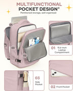 coofay Large Travel Backpack For Women Men Airline Approved Carry On Backpack Flight Approved Waterproof Sports Backpack Casual Daypack Hiking Backpack