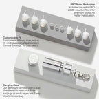 EARPEACE Music PRO - Concert Ear Plugs - Earplugs for Noise Reduction up to 20dB - High Fidelity Ear Plugs for Concerts, Musicians and Live Events - Reusable Earplugs - Includes Filter Set and Case