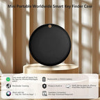 Air Tracker Tags GPS Tracker Case,Mini Key Item Finder Locator,No Monthly Fee with Apple Find My(iOS only),Anti-Lost Bluetooth Tag ItemTracker Case for Luggages/Kids/Pets/Wallet/Bag-1Pcs-Black