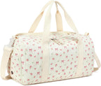 BLUBOON Duffle Bag Girls Kids Cute Gym Bag with Shoes Compartment & Wet Separation Waterproof Sports Overnight Travel Bag