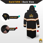 KwikSafety - Charlotte, NC - TORRENT Rain Jacket & Trench Coat ANSI OSHA Class 3 High Visibility Jacket Hi Vis Rain Gear