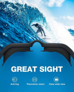 ZIONOR Swim Goggles, Upgraded G1 Polarized Swimming Goggles Anti-Fog for Adult Men Women