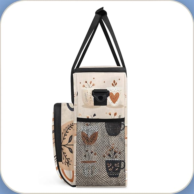 Travel Coffee Maker Carrying Bag Compatible with Keurig K-Mini or K-Mini Plus, Single Serve Coffee Maker Portable Storage Bag with Shoulder Strap(Bag Only)