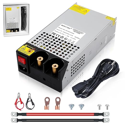 24V DC Power Supply 1200W AC to DC Converter SMPS 50A Switching Power Supply Adapater Transformer for 3D Printer, RV, Led Strip, Motor Pump, CCTV, Electronic Instruments, Lab Computer