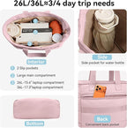 Puffer Tote Bag with Pouch,Women's Lightweight Quilted Shoulder Bag,15.6"/17.3" Laptop Travel Weekender for Work & Nurses