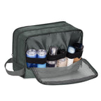 Toiletry Bag for Men Hanging Dopp Kit Water Resistant Shaving Bag Small Toiletry Bag for Traveling (Pure Gray)