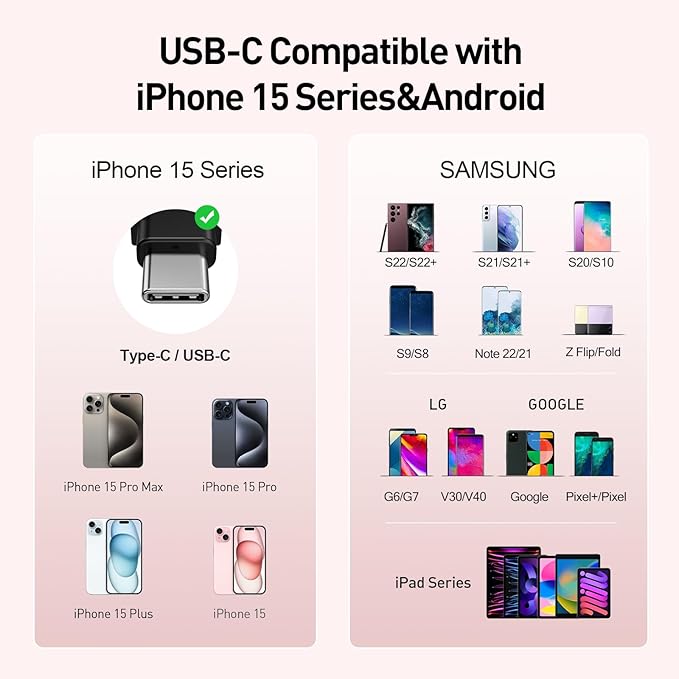 iWALK USB-C Portable Charger for iPhone 15