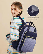 LOVEVOOK Laptop Backpack Purse for Women, 15.6" Laptop Bag for Travel with USB Port, Water Resistant Lightweight Daypacks for College Work Business, Nurse Teacher Computer Backpacks