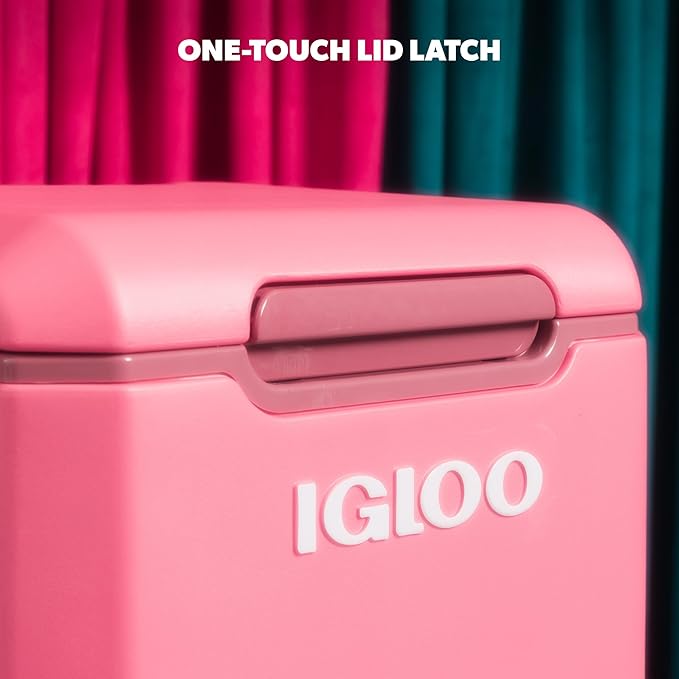 Igloo Tag Along Too Coolers | Insulated Hard Shell Picnic Style Cooler | Rolling Ice Chest