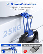 CLEEFUN USB C Cable 3ft, 5-Pack USB A to Type C Charger Cord Fast Charging for iPhone 17 16 15 Pro Max Air Plus, for Samsung Galaxy S25 S24 S23 S22 S21 S20 S10 A17 A16 A15 A56 A55 A26 A35 A36 A71